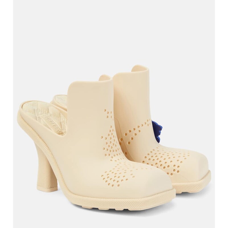 Burberry Highland rubber mules