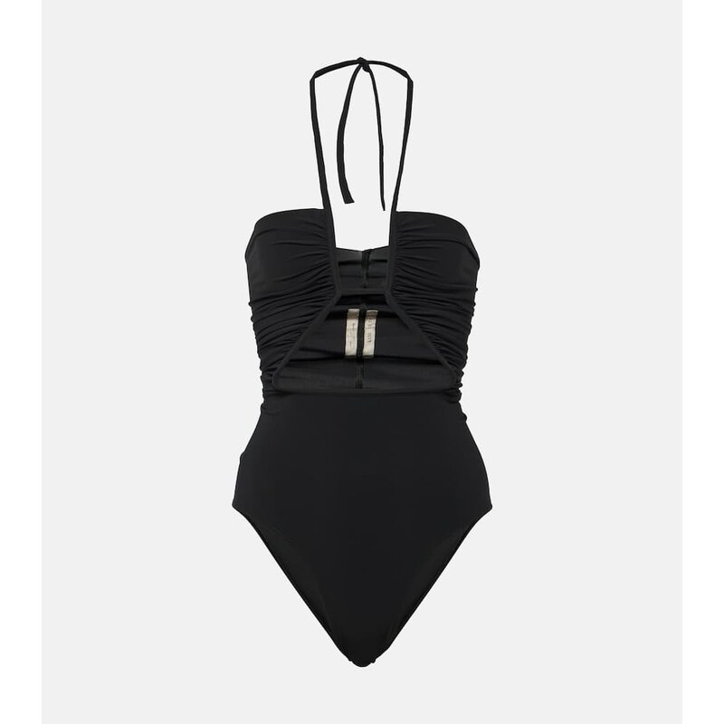 Rick Owens Halterneck cutout swimsuit