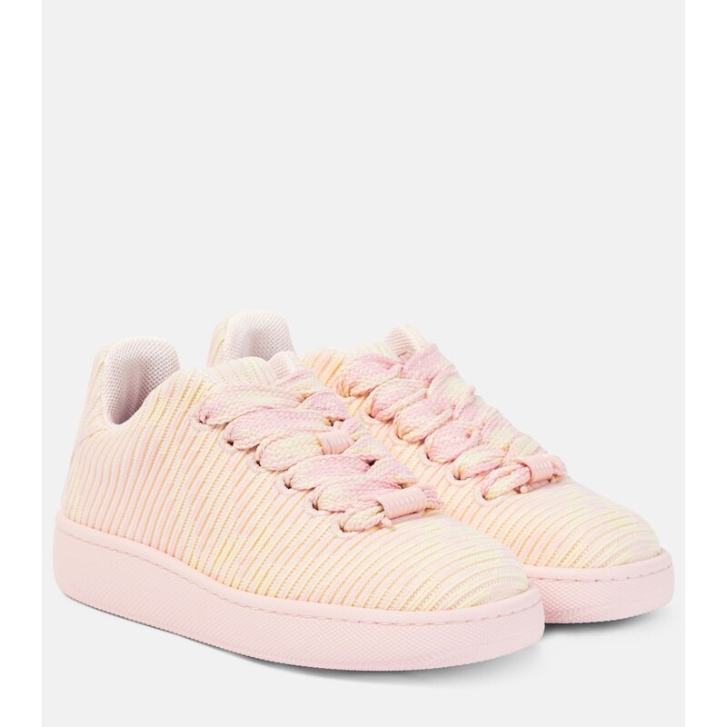 Burberry New Trainer checked canvas sneakers