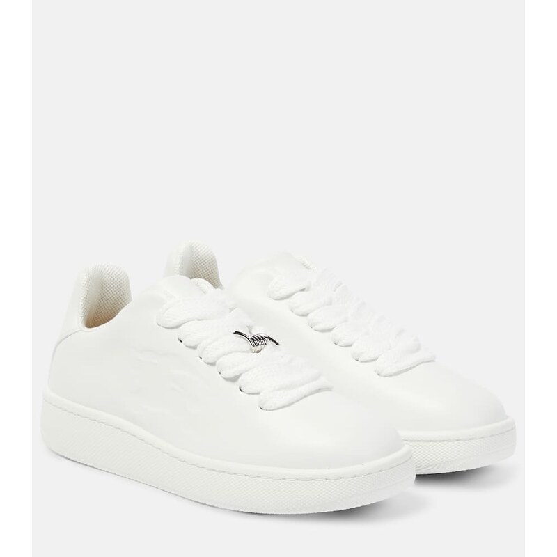 Burberry Box leather sneakers
