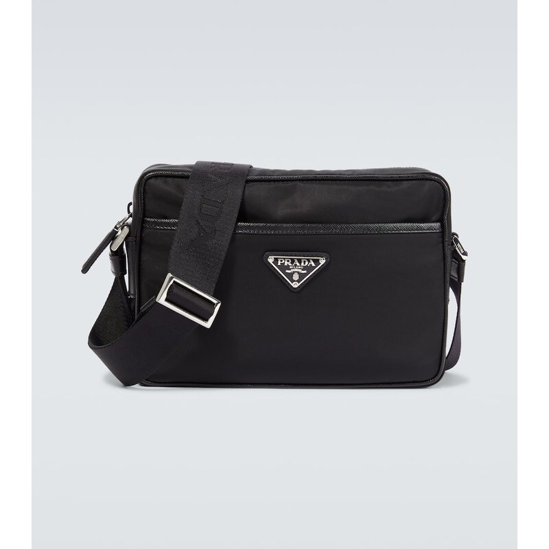 Prada Re-Nylon and leather shoulder bag
