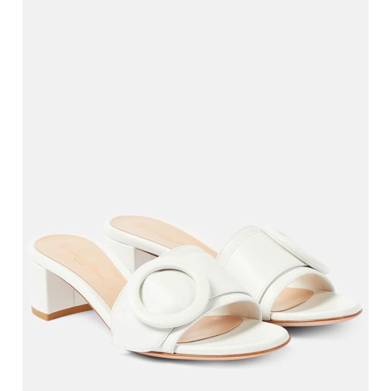 Gianvito Rossi Embellished leather sandals