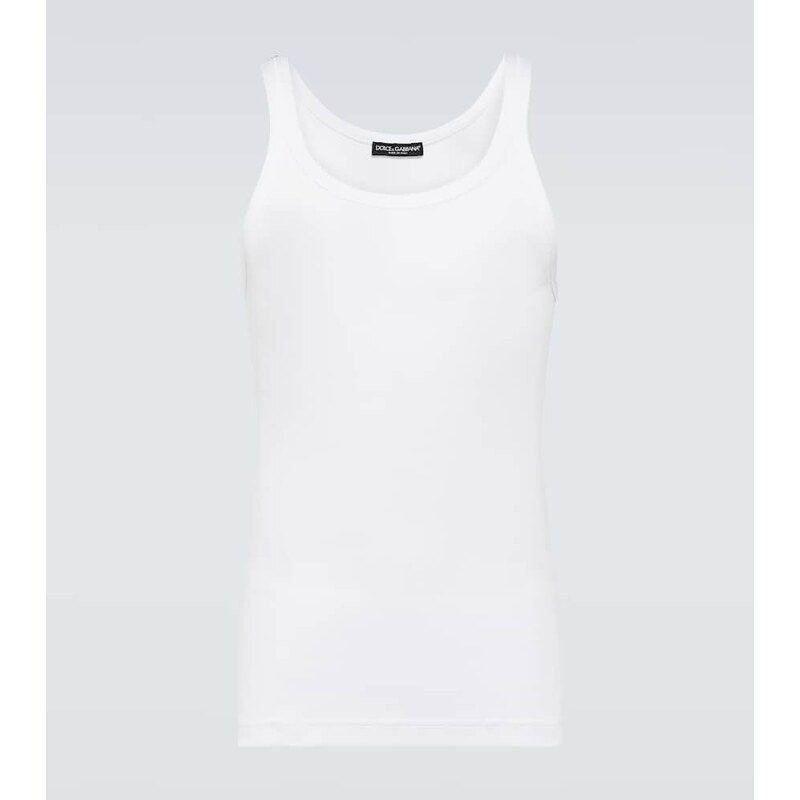 Dolce&Gabbana Cotton jersey tank top