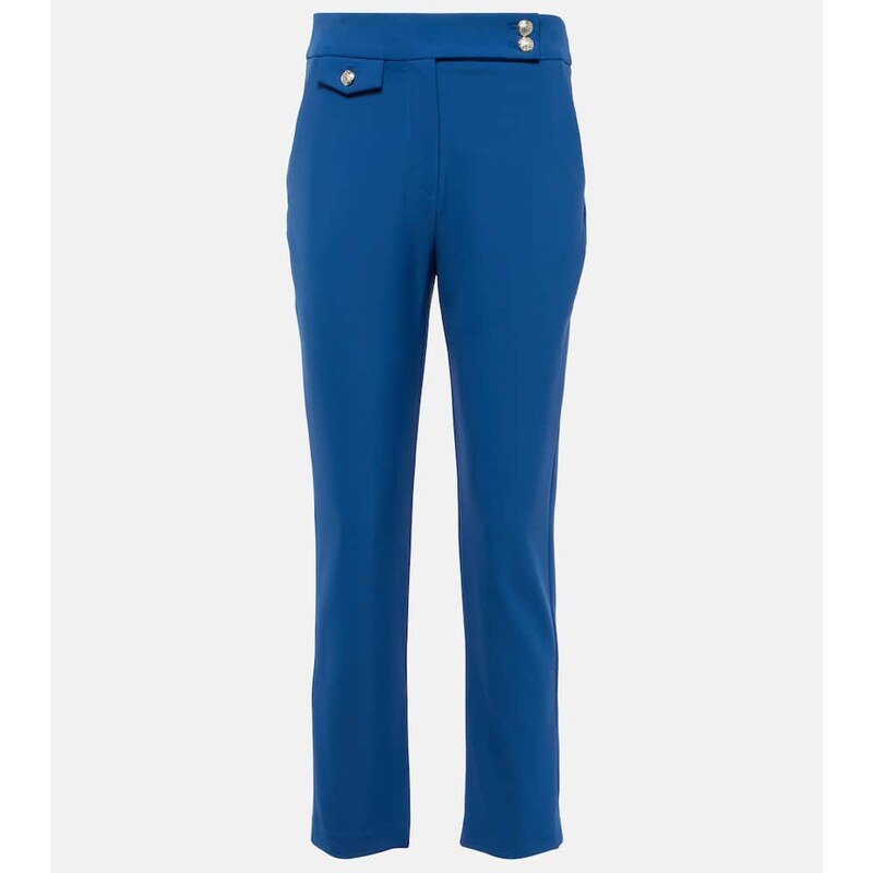 Veronica Beard Renzo high-rise cropped slim pants