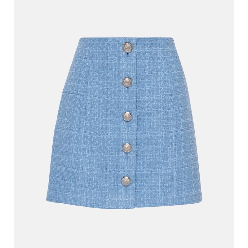 Veronica Beard Rubra cotton-blend tweed skirt