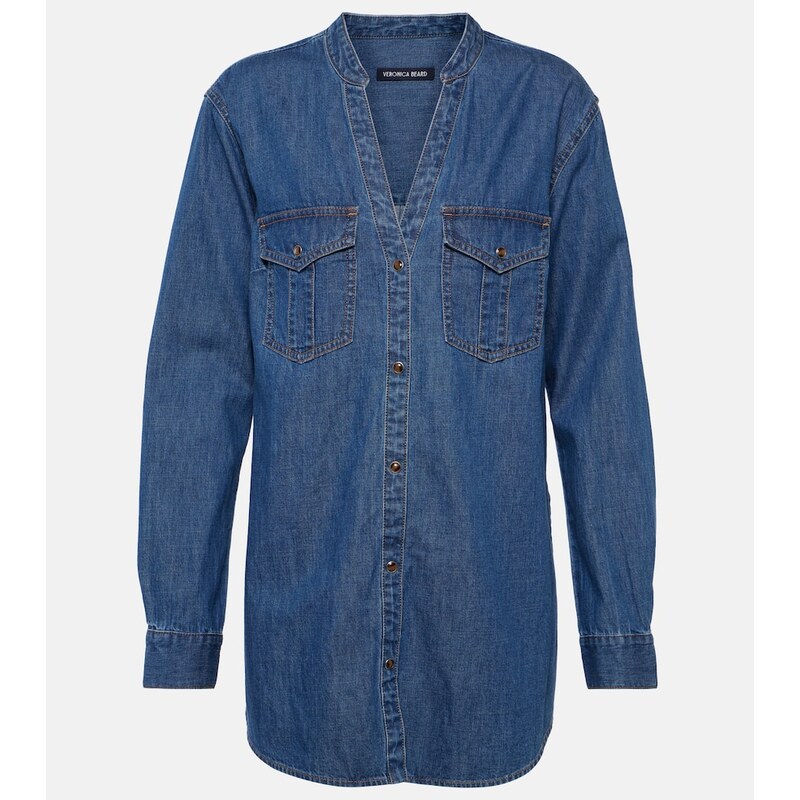 Veronica Beard Emira denim shirt