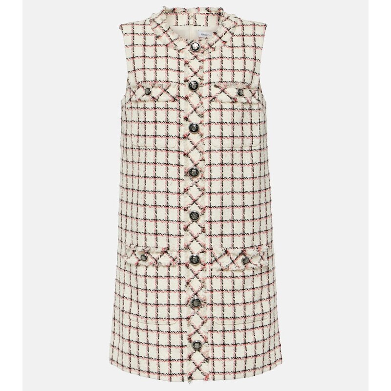 Veronica Beard Laurel cotton-blend tweed minidress