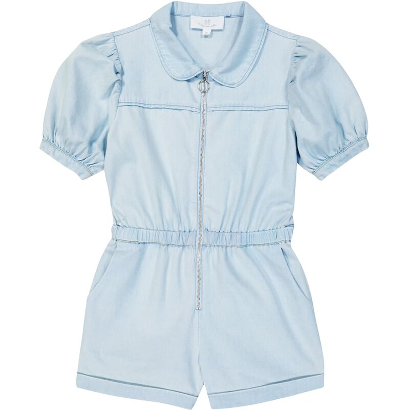Cera Una Volta Loretta denim playsuit