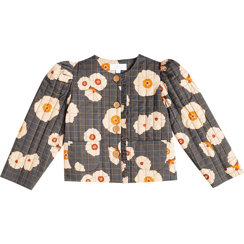 Cera Una Volta Anna floral cotton jacket
