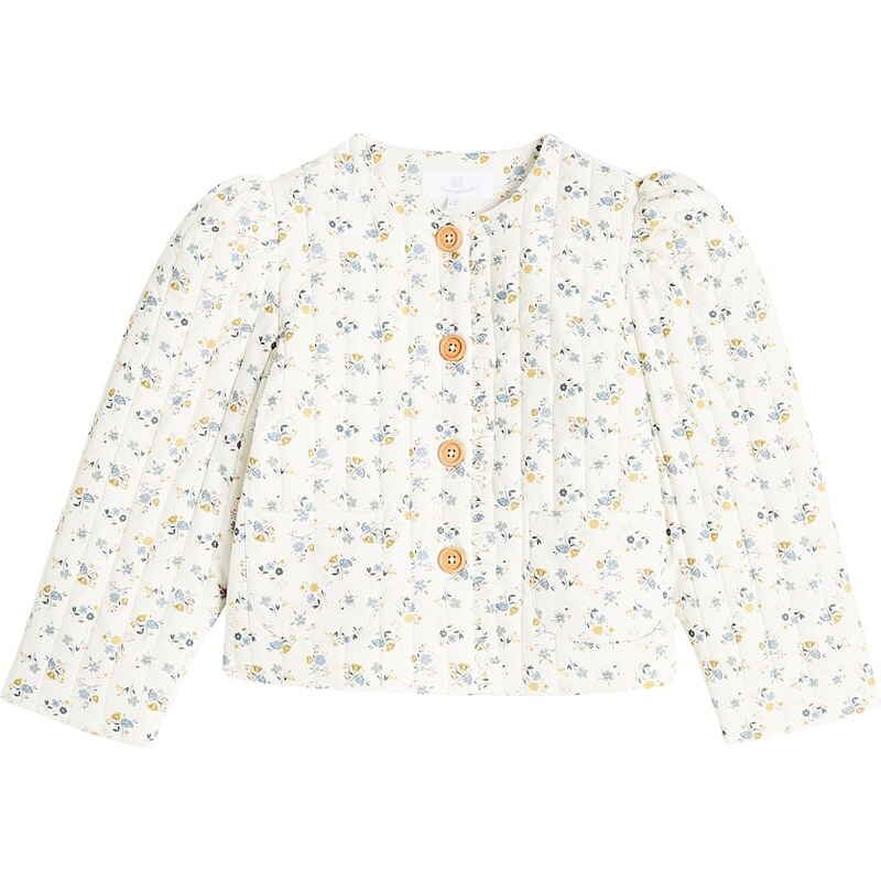 Cera Una Volta Anna floral cotton-blend jacket