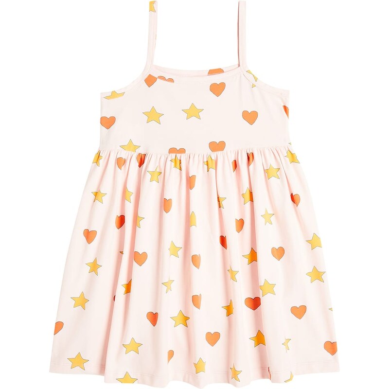 Tinycottons Printed cotton-blend jersey dress