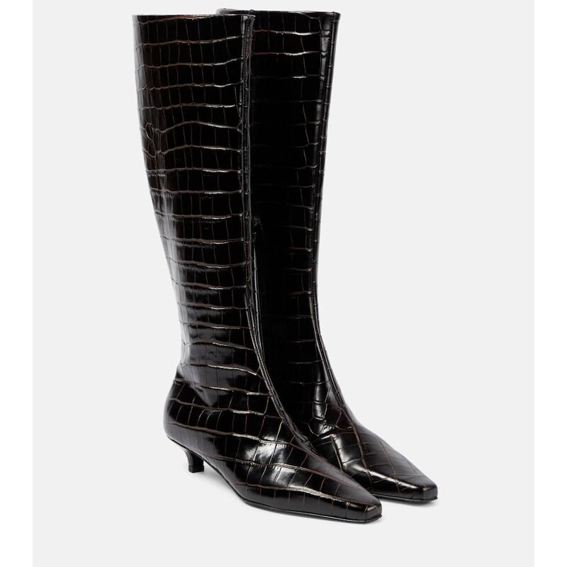 Toteme Leather knee-high boots