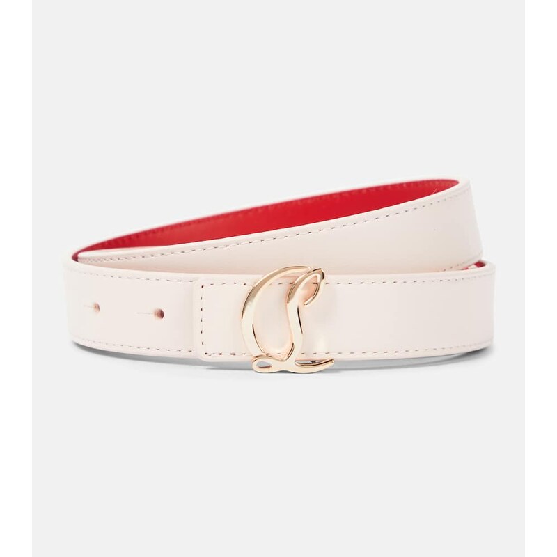 Christian Louboutin CL Logo leather belt