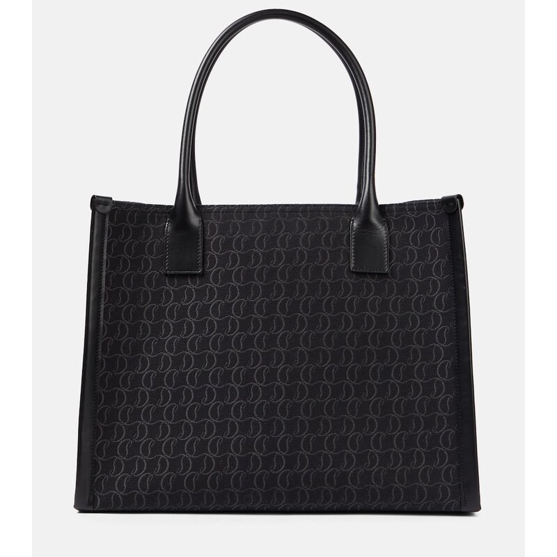 Christian Louboutin By My Side E/W Large canvas tote bag