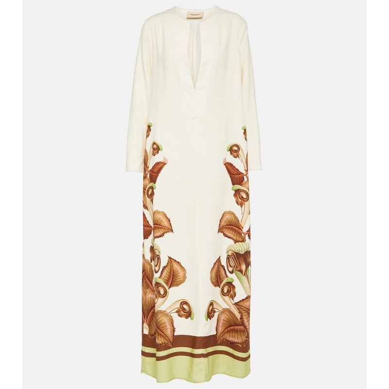 Adriana Degreas Arisaema printed maxi dress