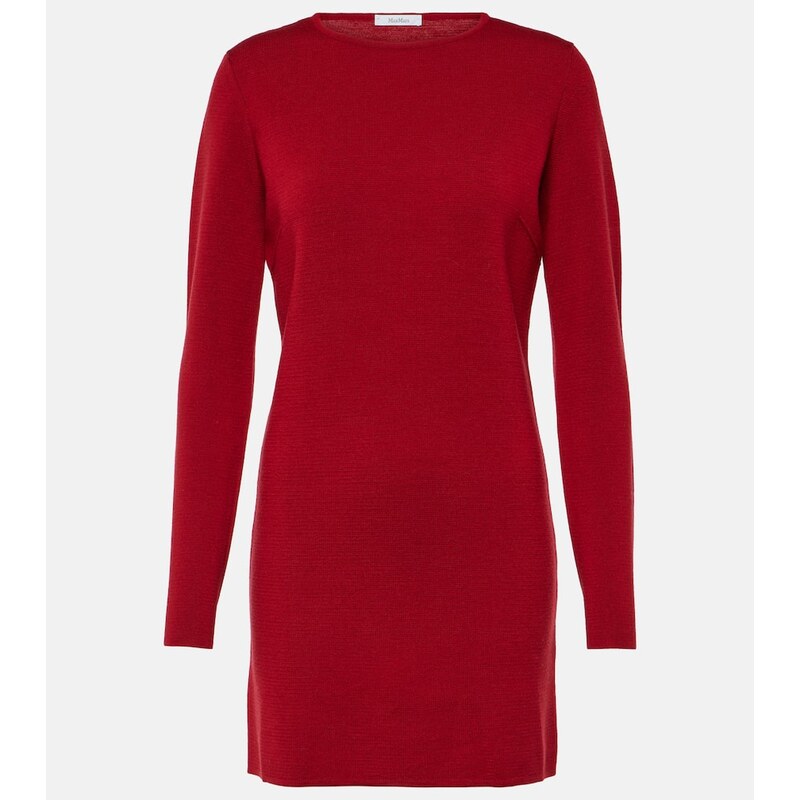 Max Mara Eridani wool minidress