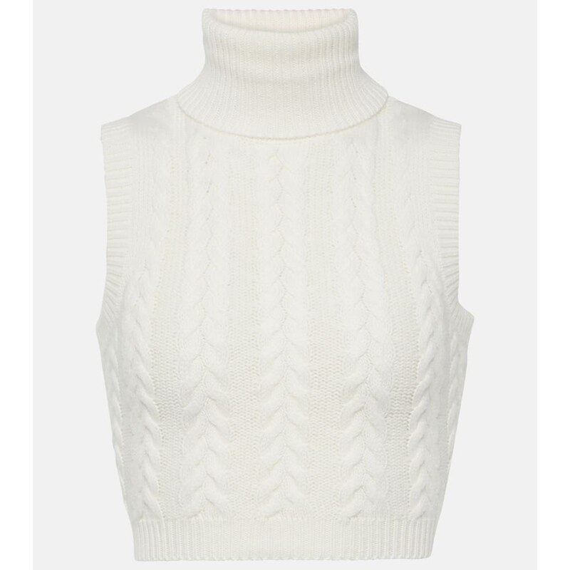 Max Mara Oscuro wool and cashmere turtleneck top