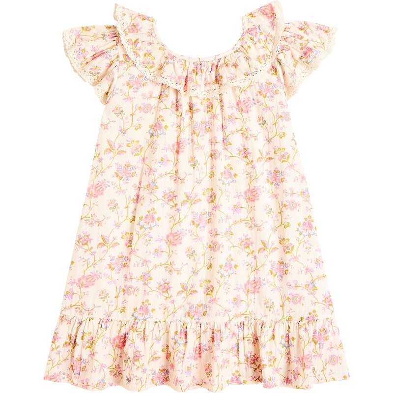Louise Misha Natiya ruffled floral cotton dress