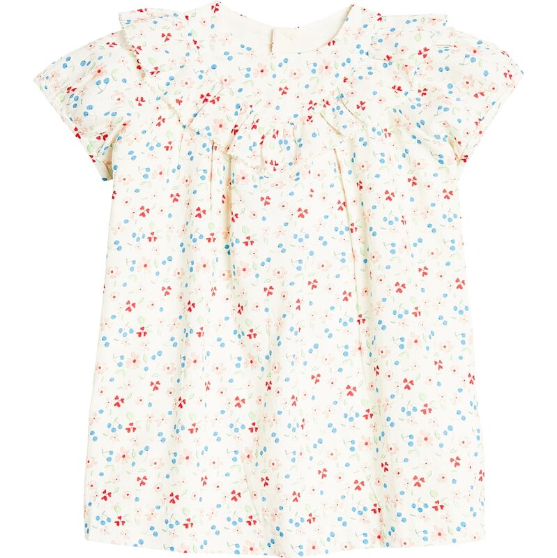 Bonpoint Baby Falbalili ruched cotton dress