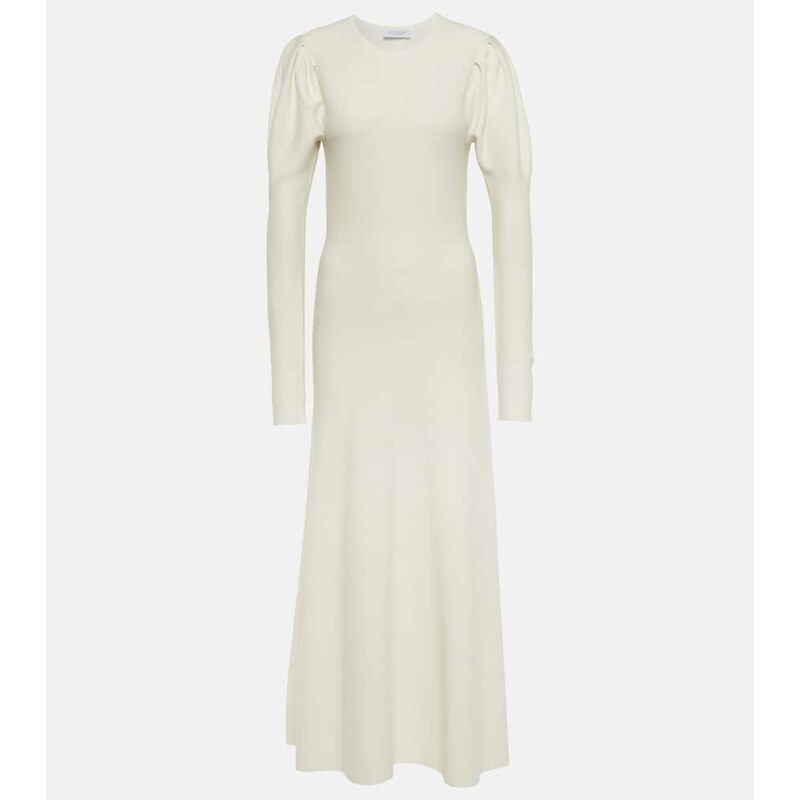 Gabriela Hearst Hannah wool and cashmere midi dress