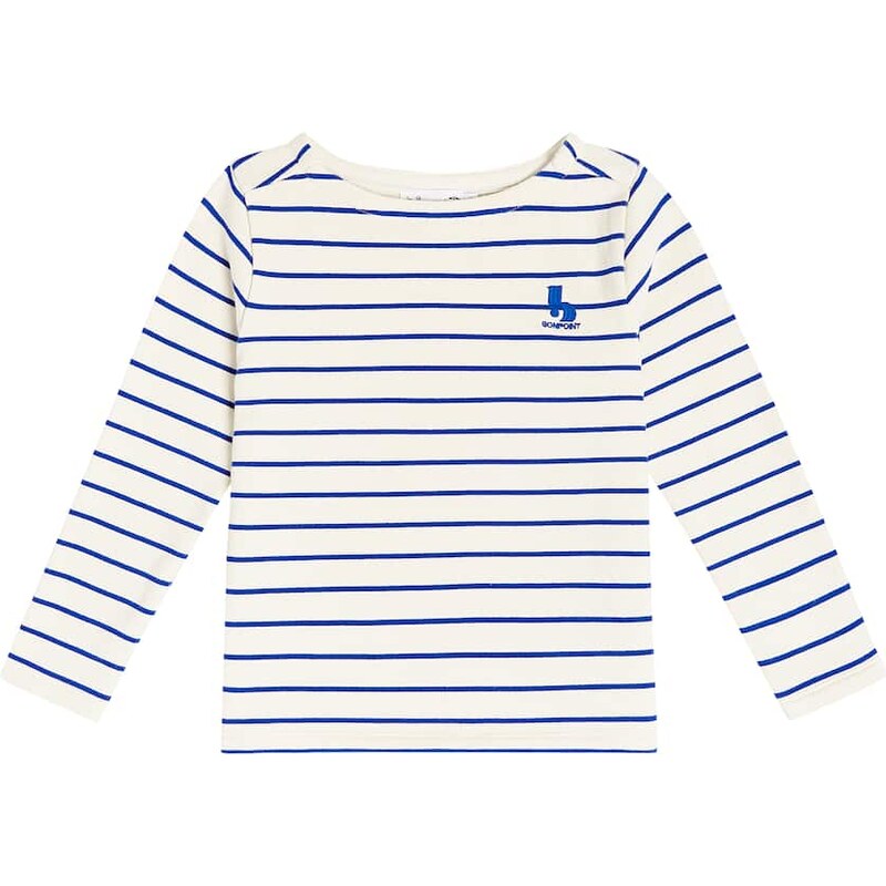 Bonpoint Baudelaire striped cotton top