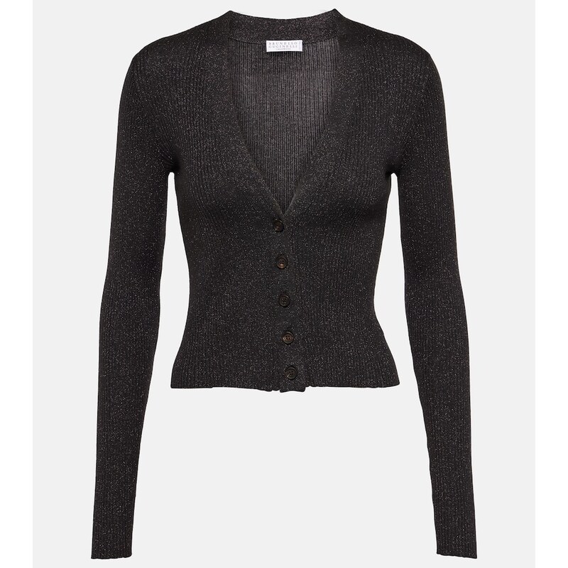 Brunello Cucinelli Cashmere and silk-blend cardigan
