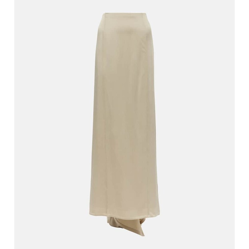 Brunello Cucinelli Satin maxi skirt