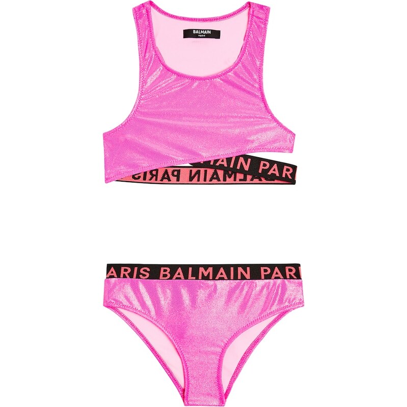 Balmain Kids Logo bikini