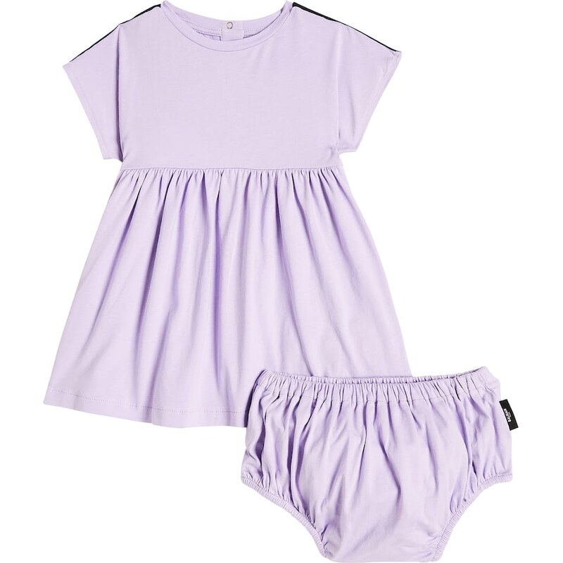 Balmain Kids Baby cotton jersey dress and bloomers set