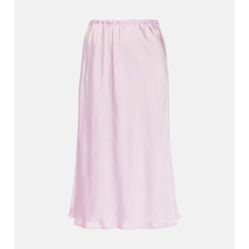 Jil Sander Satin midi skirt