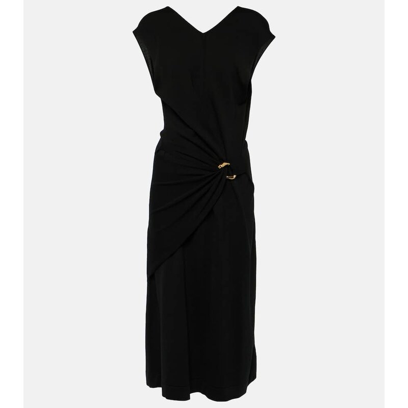 Jil Sander Virgin wool midi dress