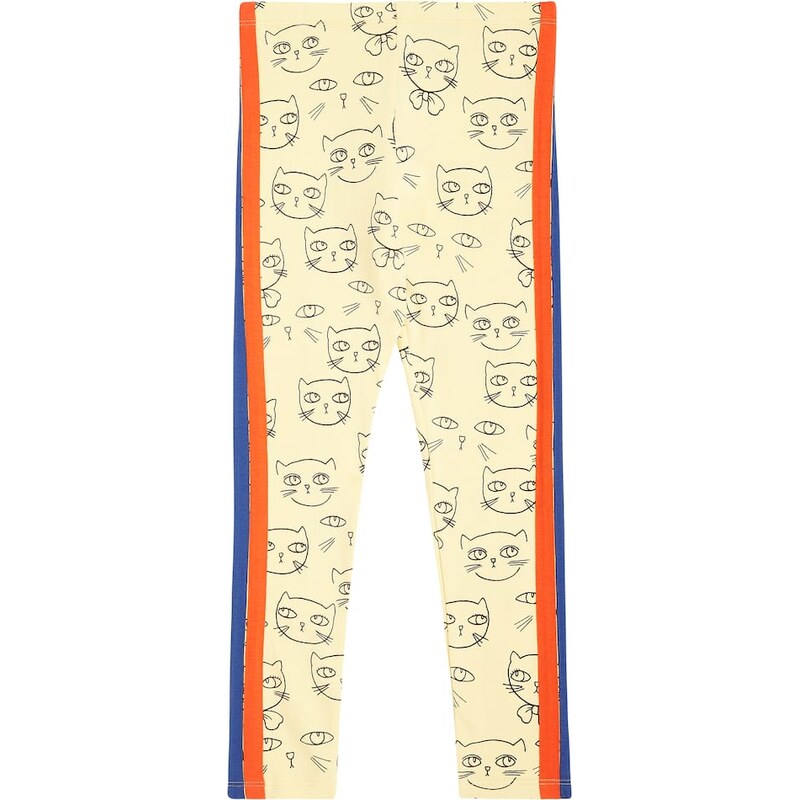 Mini Rodini Cathlethes cotton-blend jersey leggings