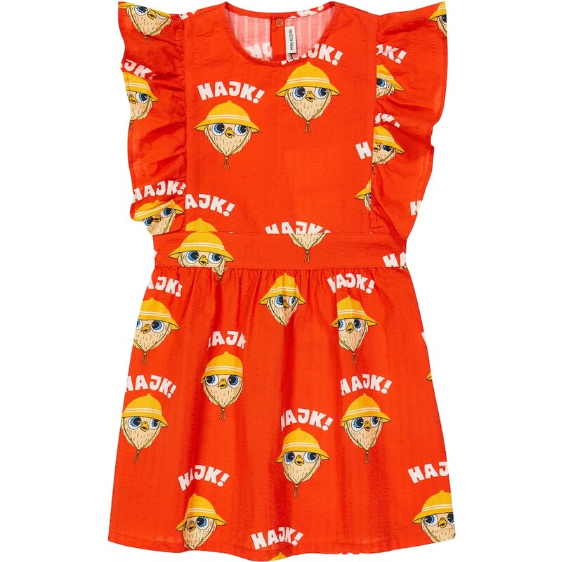 Mini Rodini Ruffled cotton dress