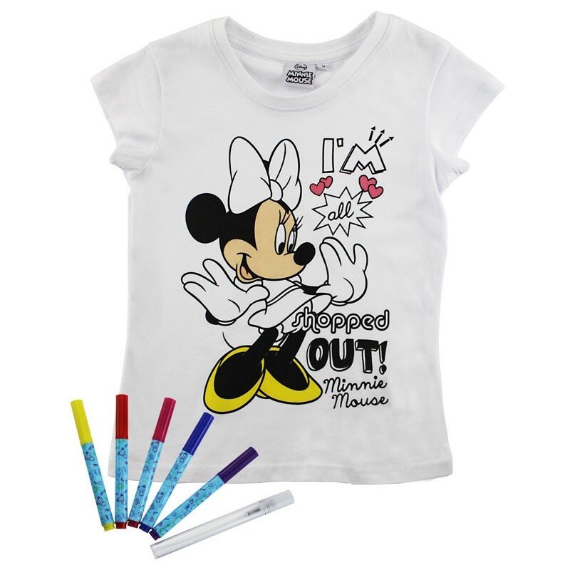 ReDraw Dívčí kreativní tričko Minnie