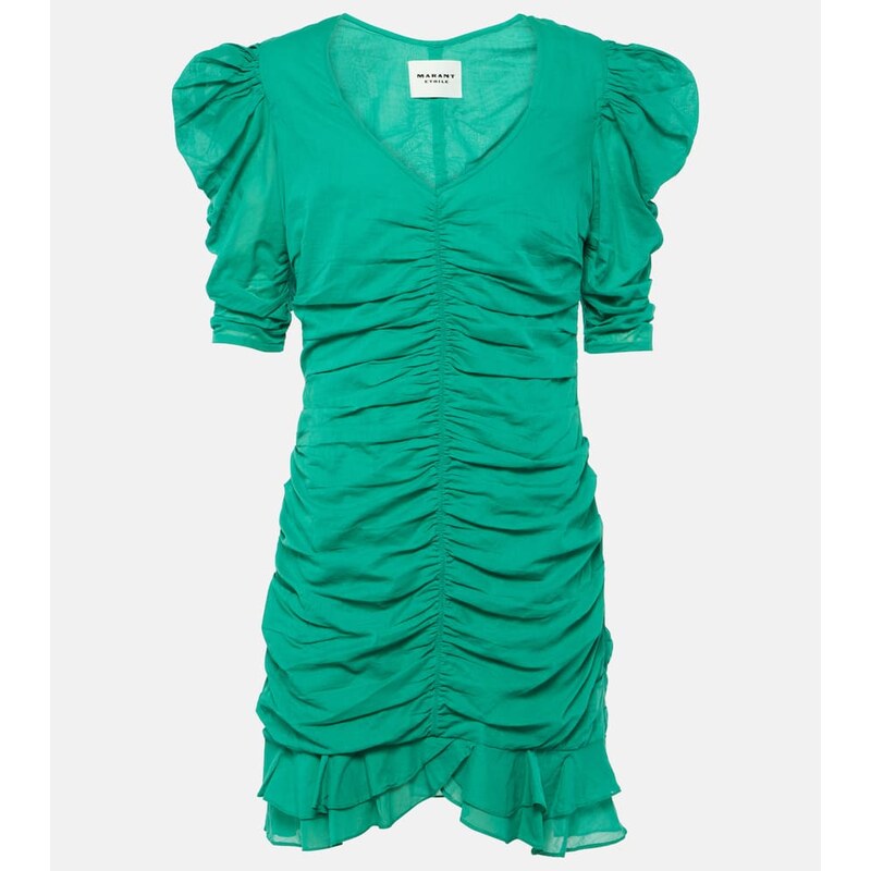 Marant Etoile Sireny draped cotton minidress
