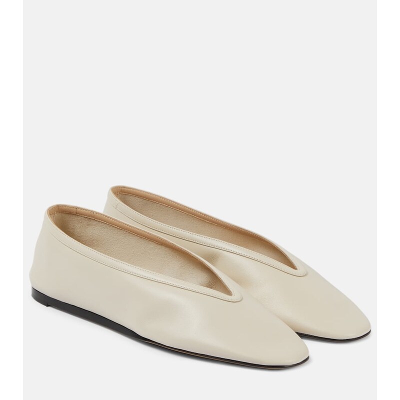 Le Monde Béryl Luna leather slippers