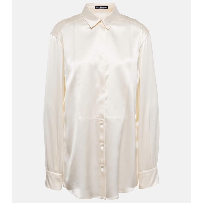Dolce&Gabbana Paneled silk shirt