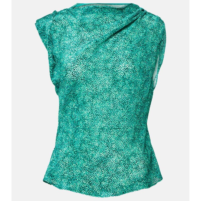 Isabel Marant Samia silk-blend top