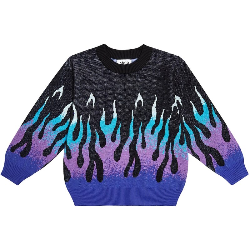 Molo Bello printed cotton sweater