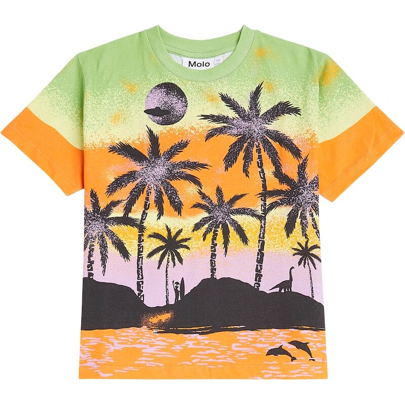 Molo Riley printed cotton jersey T-shirt