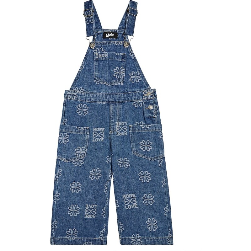 Molo Amber embroidered denim overalls
