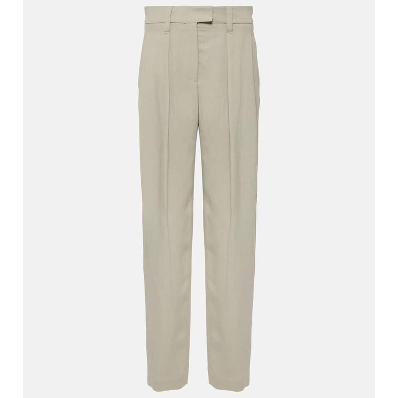 Brunello Cucinelli Twill wide-leg pants
