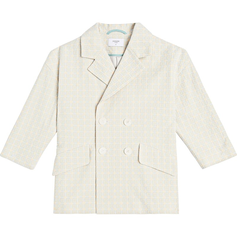 Paade Mode Baltic checked cotton blazer