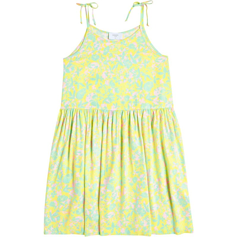 Paade Mode Bow-detail floral chiffon dress