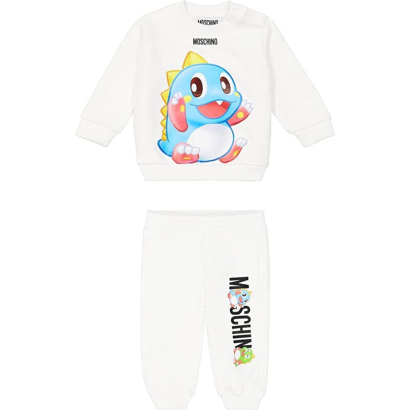 Moschino Kids Baby printed cotton jersey tracksuit