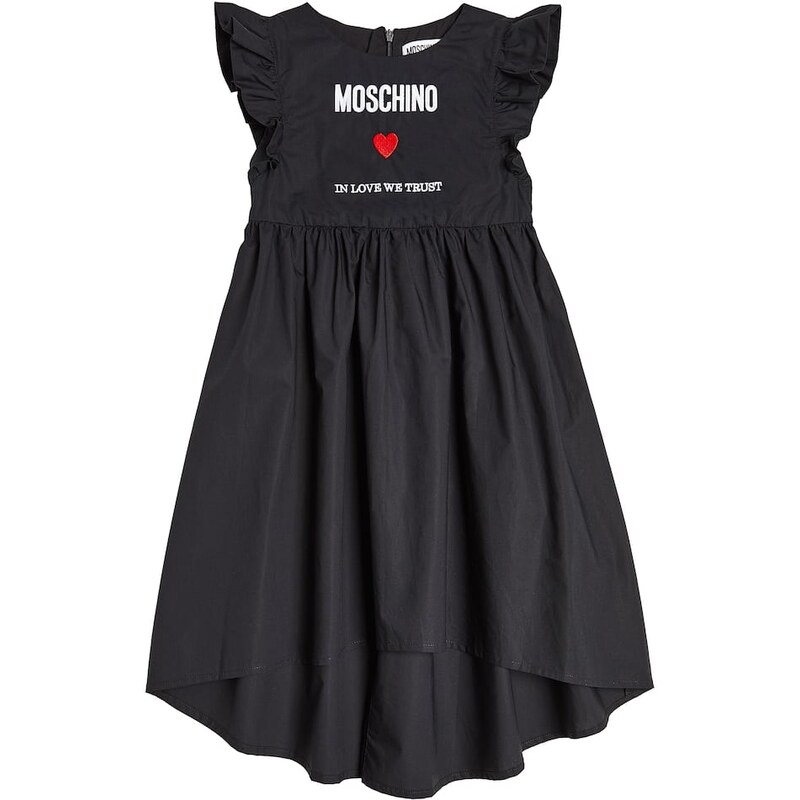 Moschino Kids Logo cotton dress