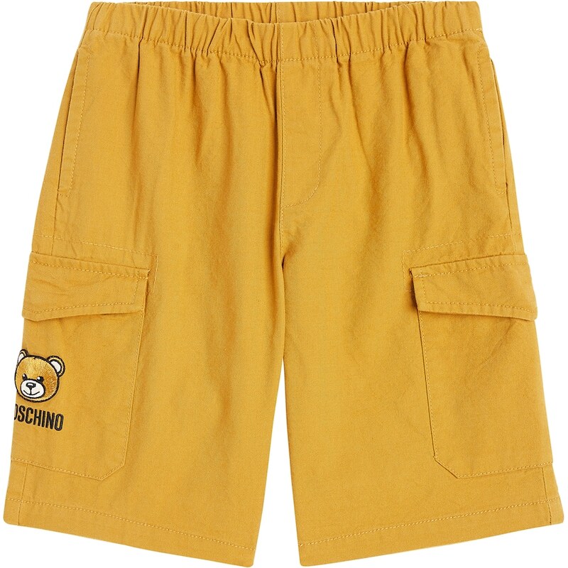 Moschino Kids Teddy Bear cotton-blend cargo shorts