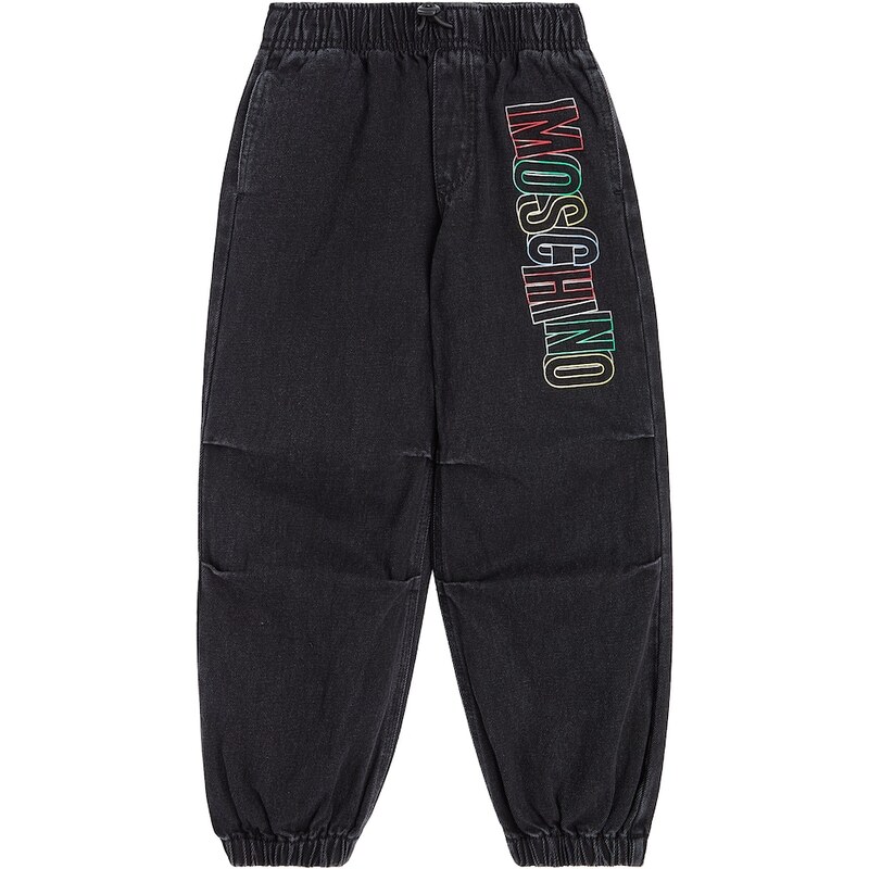 Moschino Kids Logo printed jeans