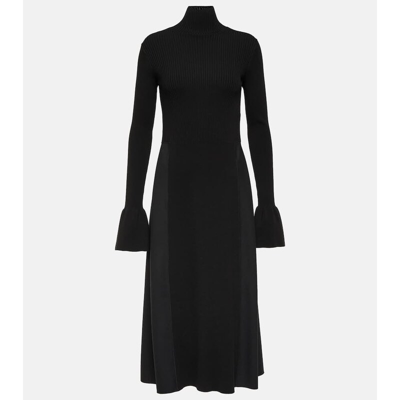 Joseph Mixed Media Duperre midi dress