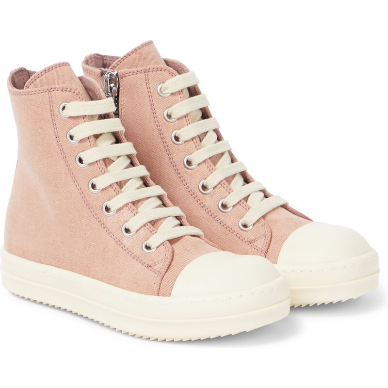 Rick Owens Kids Denim high-top sneakers